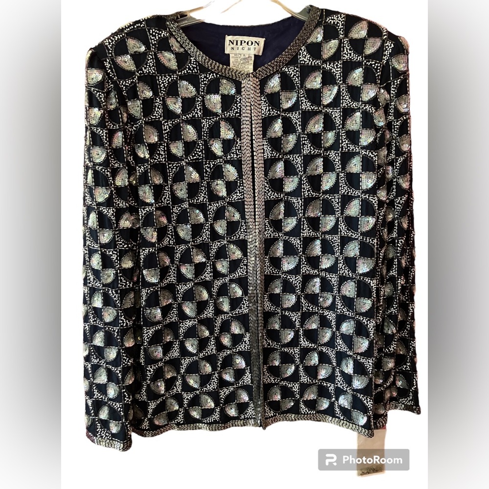 Dead stock Nipon Night beaded Blazer
